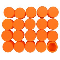Cappa Kryty matic silikonové 20ks oranžové 21 mm