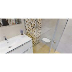 Mereo Sedátko do sprchy, duroplast, biele CSS121 - Mereo