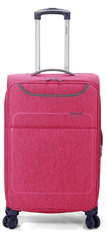 BENZI Sada kufrov BZ 5661 Pink/Grey 3-set