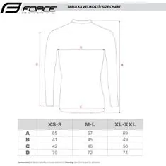 Force Tričko Soft - pánske, dlhé, svetlo šedé - veľkosť M-L
