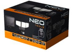 NEO Tools NEO TOOLS Trojité LED nástenné solárne svietidlo, 1000 lm