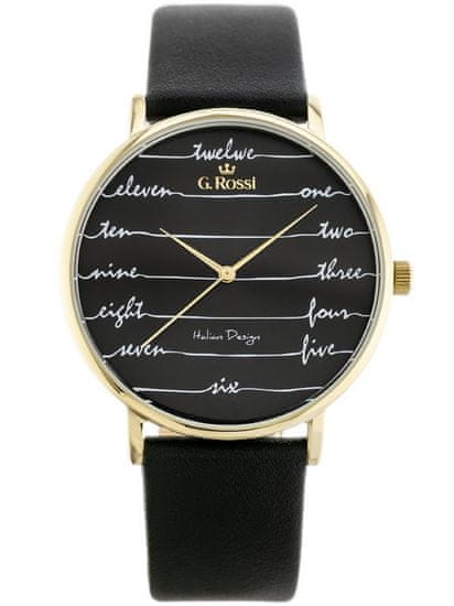 Gino Rossi Dámske analógové hodinky s krabičkou Vasrin čierna