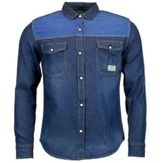 Oem Pánska džínsová košeľa s dlhým rukávom Feiler modrá L