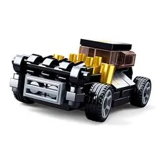 Sluban Power Bricks M38-B0801C Naťahovacie auto Čierny Mod Rod