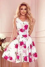 Numoco Dámske šaty s výstrihom Raeburn ružová XXL
