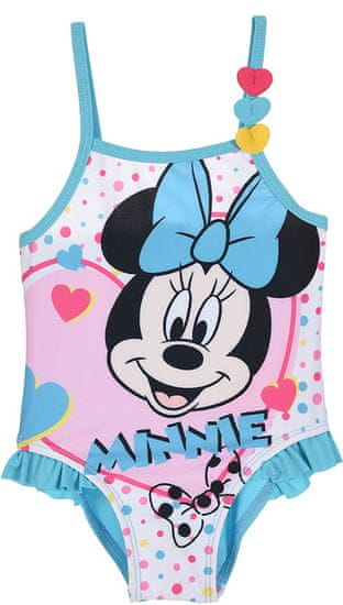 Sun City Dievčenské plavky Minnie Mouse baby tyrkysové Velikost: 18M (81cm)