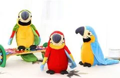 CoolCeny Interaktívny hovoriaci Papagáj - Talking Parrot - Modrá