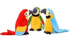 CoolCeny Interaktívny hovoriaci Papagáj - Talking Parrot - Modrá