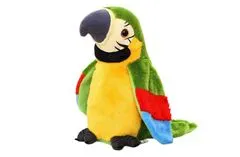 CoolCeny Interaktívny hovoriaci Papagáj - Talking Parrot - Zelená
