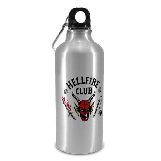 Grooters Cestovná nerezová fľaša Stranger Things - Hellfire Club