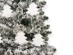 LAALU Ozdobený umelý vianočný stromček ZASNEŽENÝ LES 60 cm s LED OSVETLENÍM V KVETINÁČI