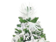 LAALU Ozdobený umelý vianočný stromček MOTÝLI TRIPYT 60 cm s LED OSVETLENÍM V KVETINÁČI