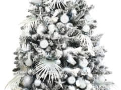 LAALU Sada vianočných ozdôb 109 ks v luxusnom boxe POLÁRNA BIELA na vianočné stromčeky 120-210 cm