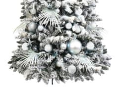 LAALU Sada vianočných ozdôb 109 ks v luxusnom boxe POLÁRNA BIELA na vianočné stromčeky 120-210 cm