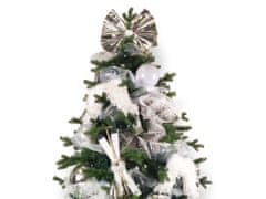 LAALU Sada vianočných ozdôb 118 ks v boxe SNEHOVÁ NADIELKA na vianočné stromčeky 300-450 cm