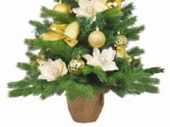 LAALU Sada vianočných ozdôb 19 ks v boxe JEMNÁ RUŽA na vianočné stromčeky do 100 cm