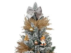 LAALU Ozdobený umelý vianočný stromček SOBIA NADIELKA 60 cm s LED OSVETLENÍM V KVETINÁČI