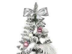 LAALU Sada vianočných ozdôb 41 ks v boxe POLÁRNA RUŽOVÁ na vianočné stromčeky do 100 cm