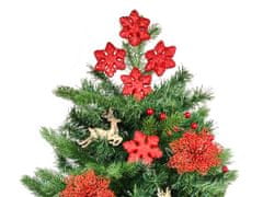 LAALU Ozdobený umelý vianočný stromček JELÍNEK 60 cm s LED OSVETLENÍM V KVETINÁČI