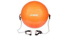 LiveUp Flex LS3227 gymball s expandery oranžová