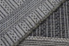 Ayyildiz Kusový koberec Yukon 5649Z Antracite Dark Grey – na von aj na doma 120x170