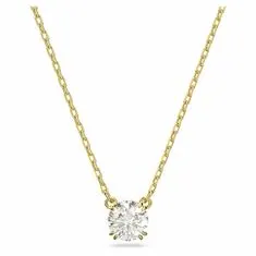 Swarovski Elegantný pozlátený náhrdelník s kryštálom Constella 5636703