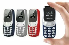 CoolCeny Miniatúrny mobilní telefón L8STAR - Najmenší na svete - Červená