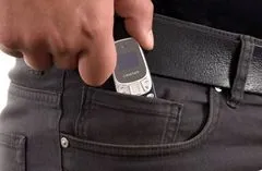 CoolCeny Miniatúrny mobilní telefón L8STAR - Najmenší na svete - Čierna
