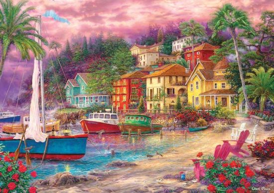 Art puzzle Puzzle Purpurové pobrežie 3000 dielikov
