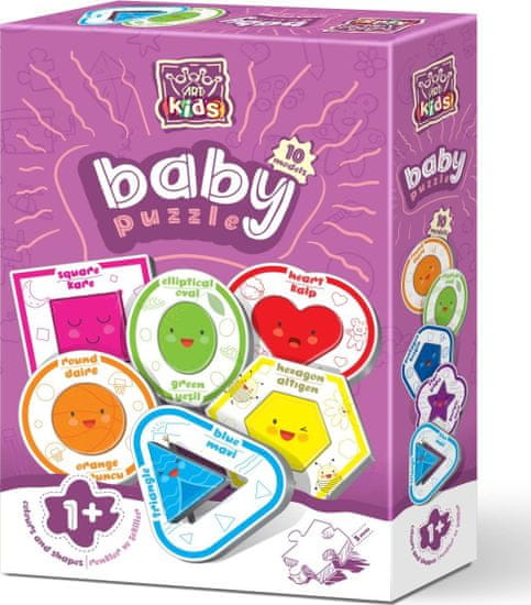 Art puzzle Baby Puzzle Farby a tvary 6v1 (2 dieliky)