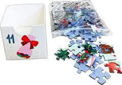 EuroGraphics Puzzle Adventný kalendár: Sladké Vianoce 24x50 dielikov