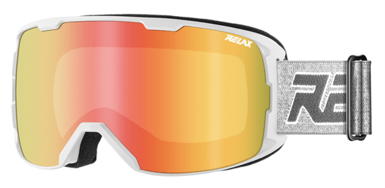 Relax lyžiarske okuliare - Ace, biela, ružový zorník
