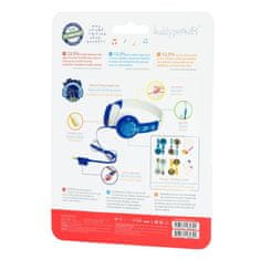 BuddyPhones Discover - detské drôtové slúchadlá, modrá