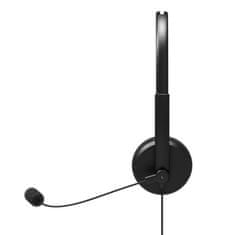 Port Designs PORT CONNECT - Stereo headset s mikrofónom, USB-A, čierna