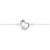 Romantický strieborný náramok Tender Heart s kubickou zirkóniou 5339 00