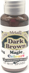 Magic Colours Tekutá metalická farba (32 g) Dark Brown EPBRN dortis