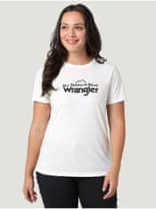 Wrangler Biele dámske tričko Wrangler XS
