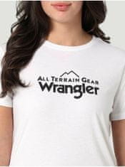 Wrangler Biele dámske tričko Wrangler XS