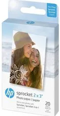 HP Zink Paper Sprocket Luna 20 pack 2×3"