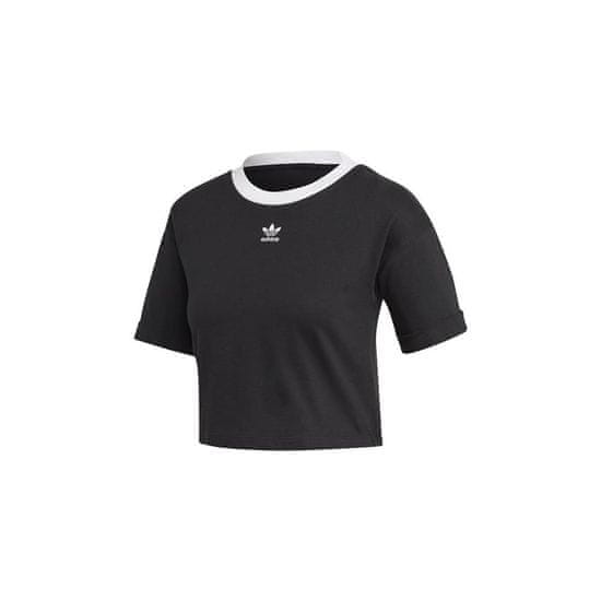 Adidas Tričko čierna M10 Crop Top