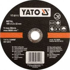 YATO Kotúč na rezanie kovov 125 x 22 x 1,2 mm