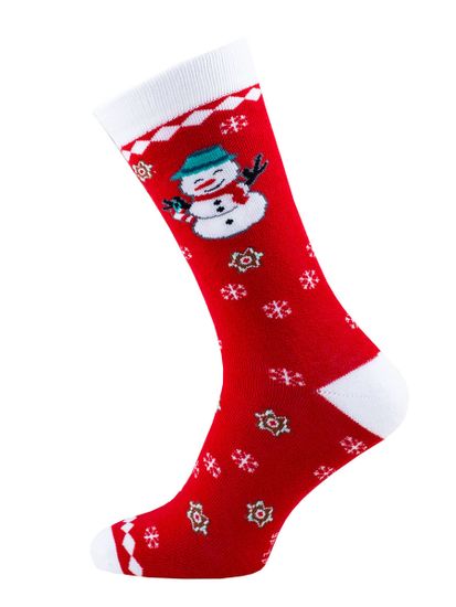 Star Socks Vianočné ponožky Snowman