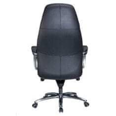 Bruxxi Kancelárska stolička Karo, 137 cm, čierna
