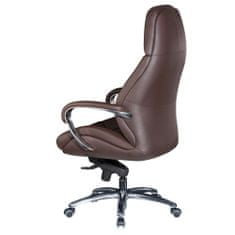 Bruxxi Kancelárska stolička Karo, 137 cm, hnedá