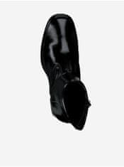 Tamaris Čierne členkové topánky na vysokom podpätku Tamaris 36