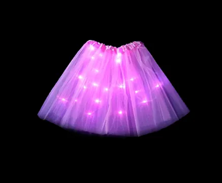 commshop LED svietiaca sukňa - modrá