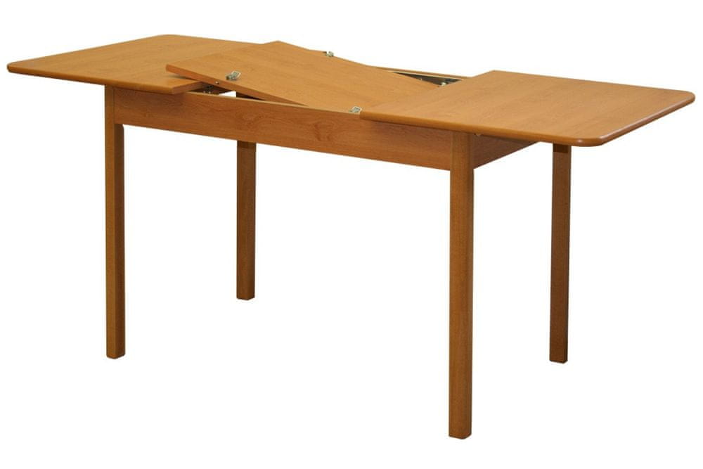 eoshop Jedálenský stôl rozkl. 70x110x160 TEODOR S05 (Prevedenie: Biela)