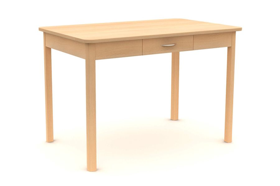 eoshop Jedálenský stôl MILOŠ 70×110 S02 (Prevedenie: Dub prírodná-biela)