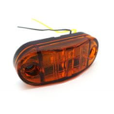 motoLEDy Obrysové svietidlo 2 LED 12-24V Oranžová