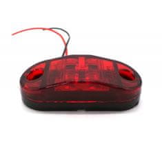 motoLEDy Obrysové svietidlo 2 LED 12-24V Červená